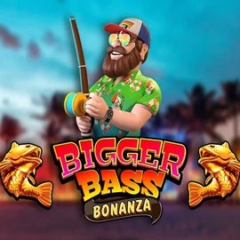 Bigger Bass Bonanza game by Pragmatic Play – logo hosted on Lucky Block Casino