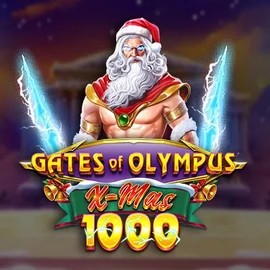 Gates of Olympus Xmas 1000 online game logo by Pragmatic Play on luckyblockcasinoo.nl