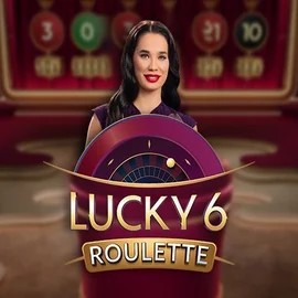 Lucky 6 Roulette logo by Pragmatic Play at Lucky Block Casino