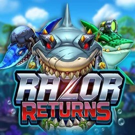 Razor Returns by Push Gaming, showcased at luckyblockcasinoo.nl – game logo