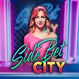 Official Live Casino logo: Side Bet City by Evolution at Lucky Block Casino