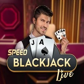 Speed Blackjack online game logo by Pragmatic Play on luckyblockcasinoo.nl