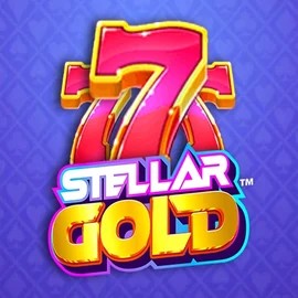 Stellar Gold online game logo by Snowborn Games on luckyblockcasinoo.nl